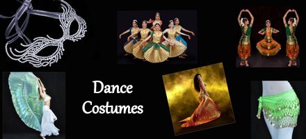 Indian classical dance costumes and belly dance scarf, winds on sale