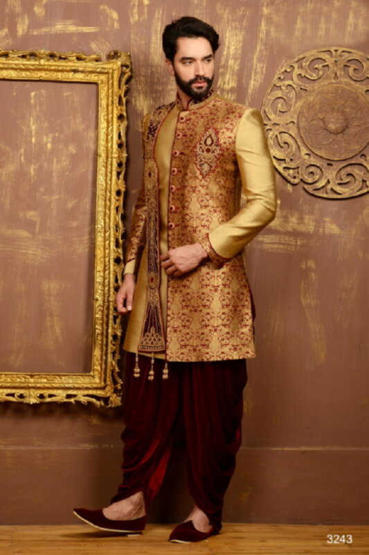 Details about  / Mens Bollywood Wedding Ethnic Wear Designer Kurta Payjama Dress From India