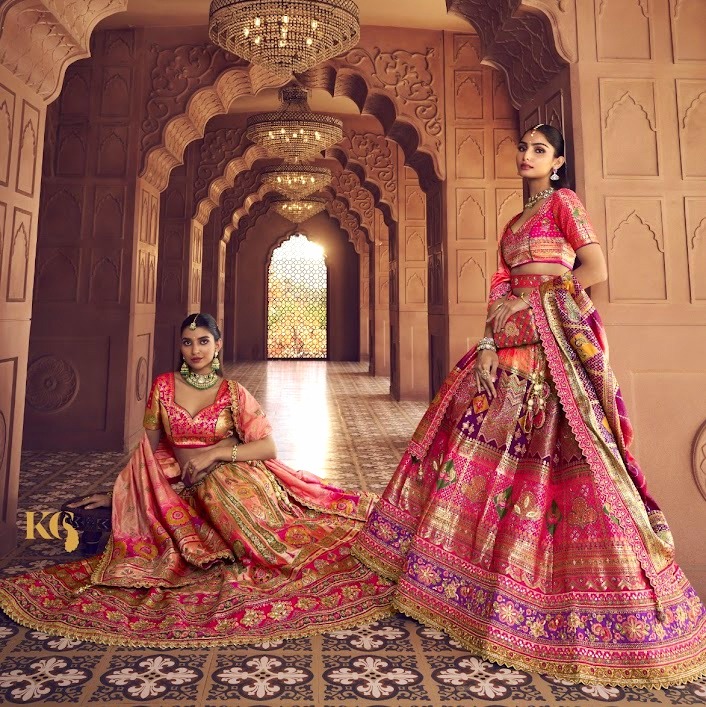 Beautiful bridal lehenga choli collection at Taj Fashion Austin