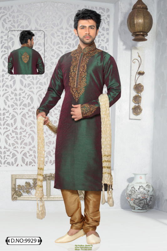 Men's dresses from India silk kurta pajama at Taj Fashion, Austin Men's dresses from India silk kurta pajama at Taj Fashion, Austin
