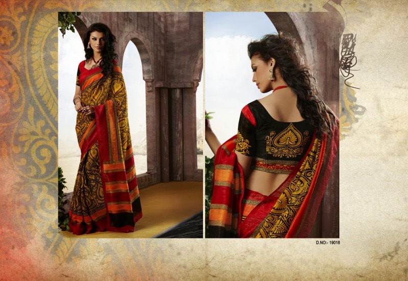 Art Raw Silk Saree collection at Taj Fashion, Austin