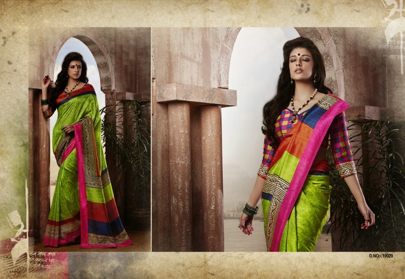 Art Raw Silk Saree collection at Taj Fashion, Austin