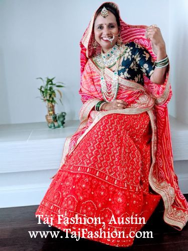 Beautiful clothing of Rajasthani women 